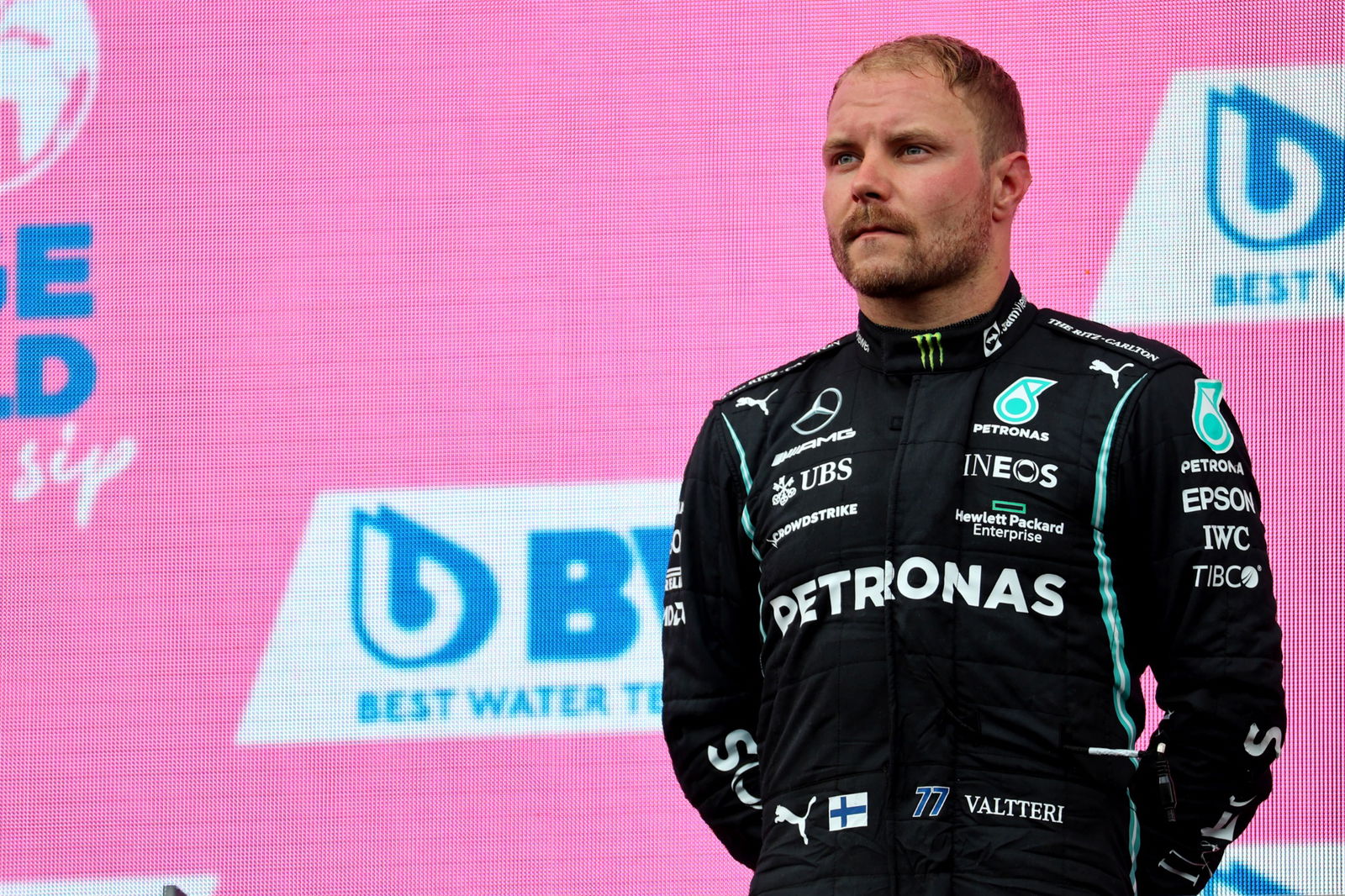3rd place Valtteri Bottas (FIN) Mercedes AMG F1.