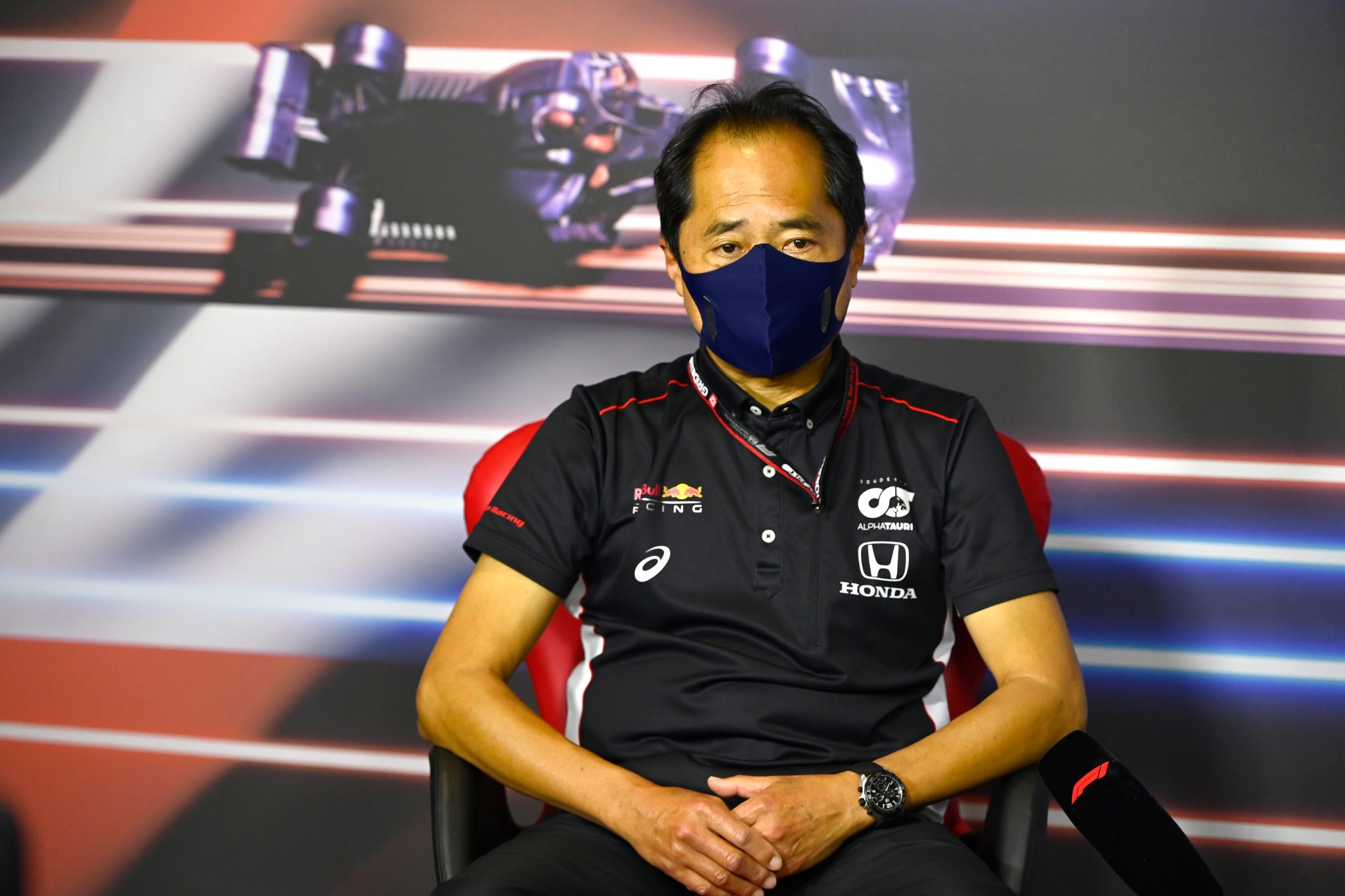 Toyoharu Tanabe (JPN) Honda Racing F1 Technical Director in the FIA Press Conference.