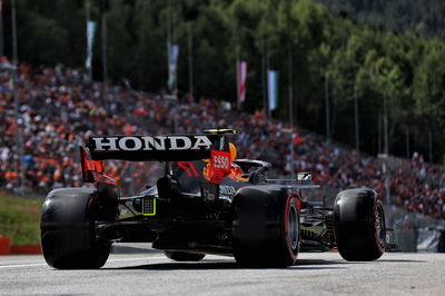 Sergio Perez (MEX) Red Bull Racing RB16B.