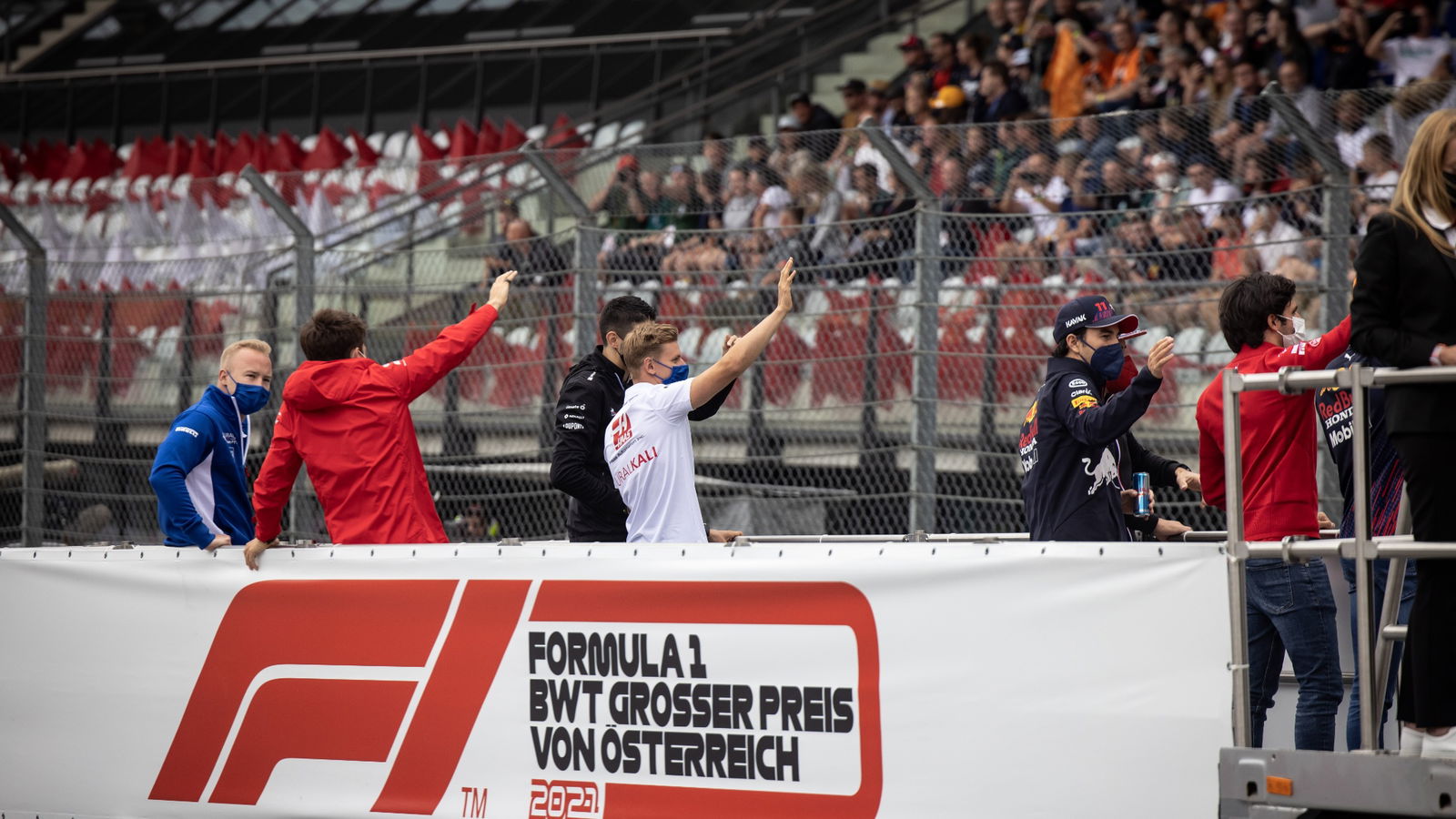Drivers parade.