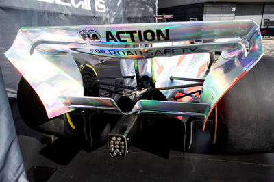 2022 F1 Car in the paddock.