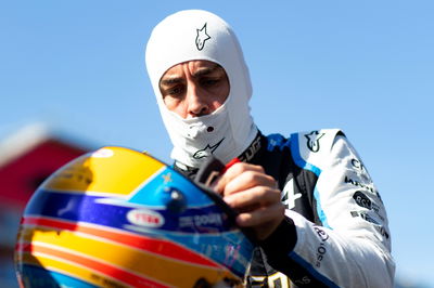 Fernando Alonso (ESP) Alpine F1 Team on the grid.