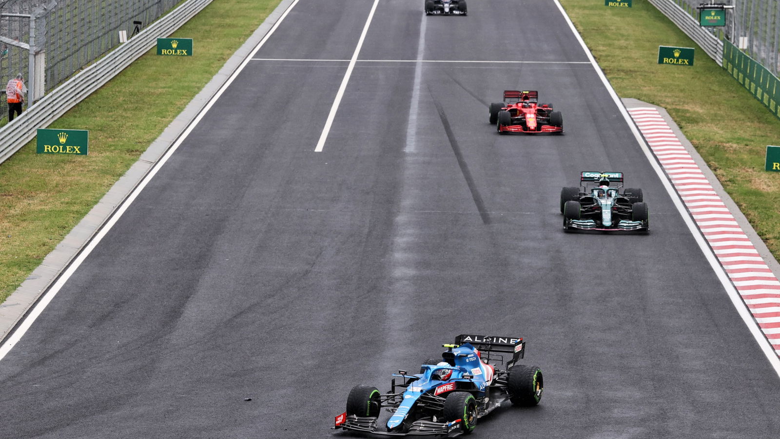 Esteban Ocon (FRA) Alpine F1 Team A521.