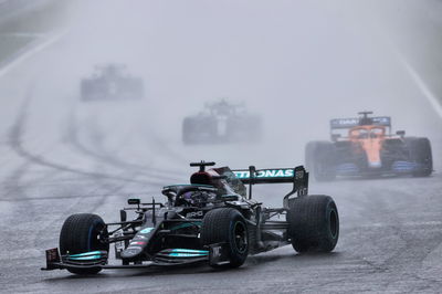 Lewis Hamilton (GBR) Mercedes AMG F1 W12.