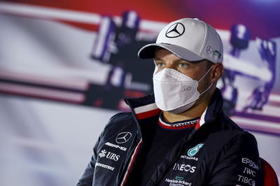 Valtteri Bottas (FIN) Mercedes AMG F1 in the FIA Press Conference.