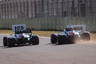 Esteban Ocon (FRA), Alpine F1 Team and Fernando Alonso (ESP), Alpine F1 Team 