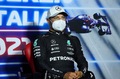 Valtteri Bottas (FIN) Mercedes AMG F1 in the post race FIA Press Conference.