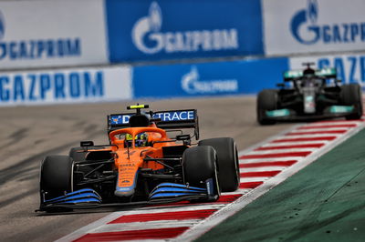 Lando Norris (GBR) McLaren MCL35M.