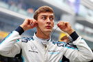 George Russell (GBR) Williams Racing on the grid.