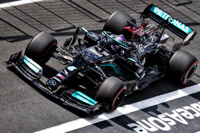 Lewis Hamilton (GBR) Mercedes AMG F1 W12.