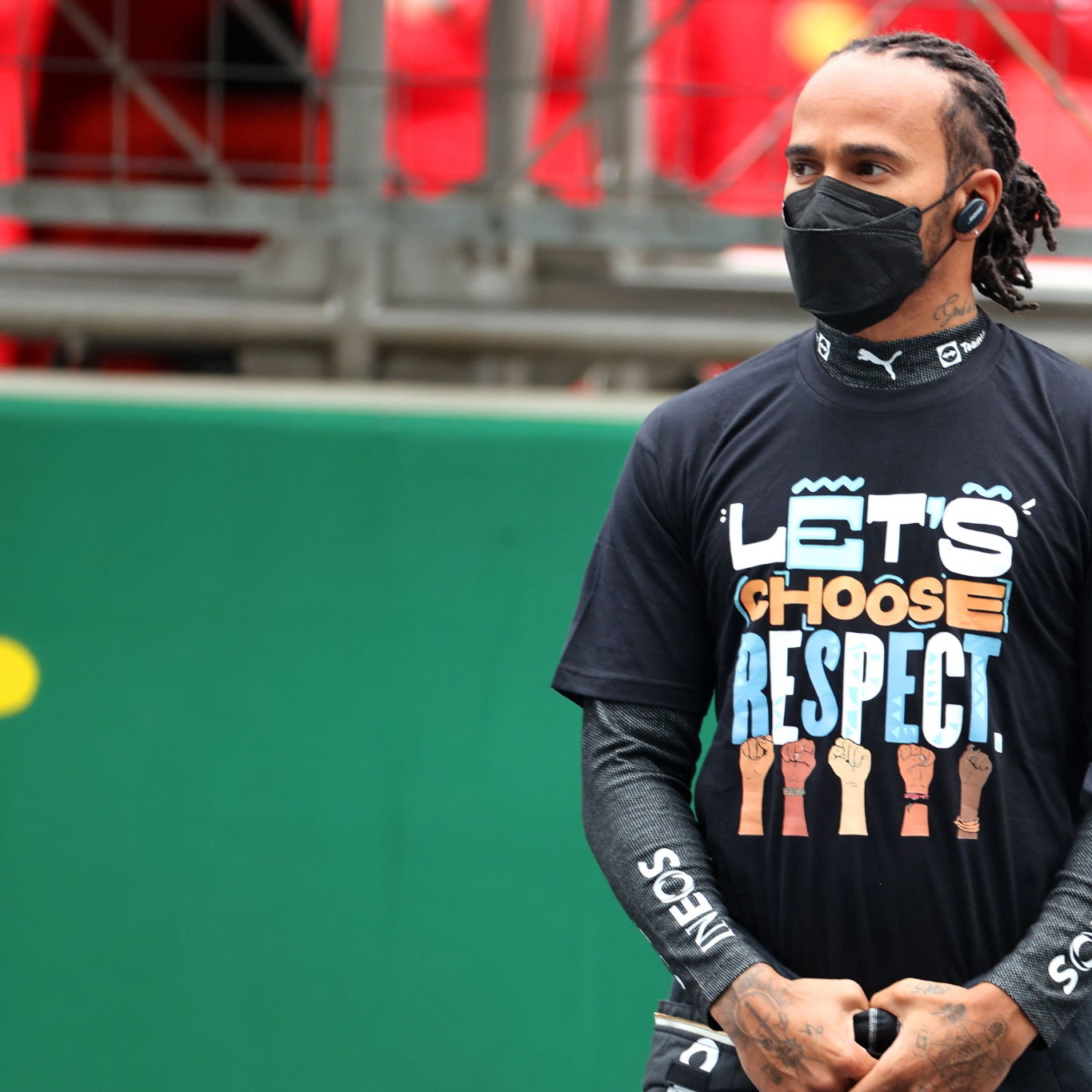 Lewis Hamilton (GBR) Mercedes AMG F1.