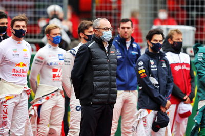 Stefano Domenicali (ITA) Formula One President and CEO on the grid.