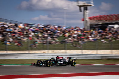 Lewis Hamilton (GBR) Mercedes AMG F1 W12.