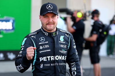 Pole position for Valtteri Bottas (FIN) Mercedes AMG F1 W12.