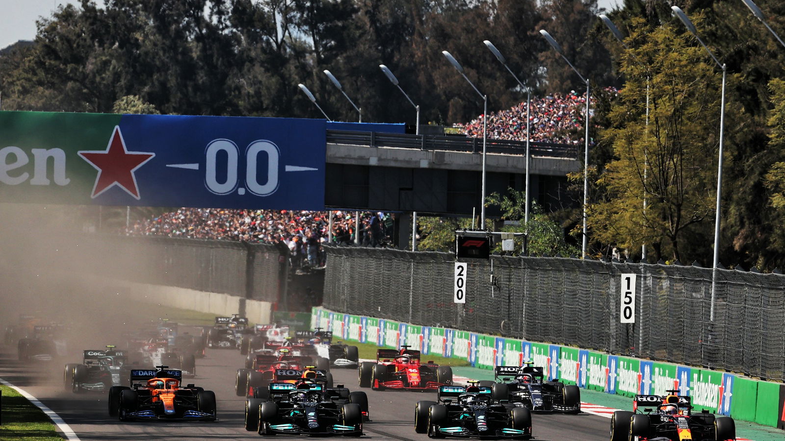 (L to R): Lewis Hamilton (GBR) Mercedes AMG F1 W12, Valtteri Bottas (FIN) Mercedes AMG F1 W12 and Ma