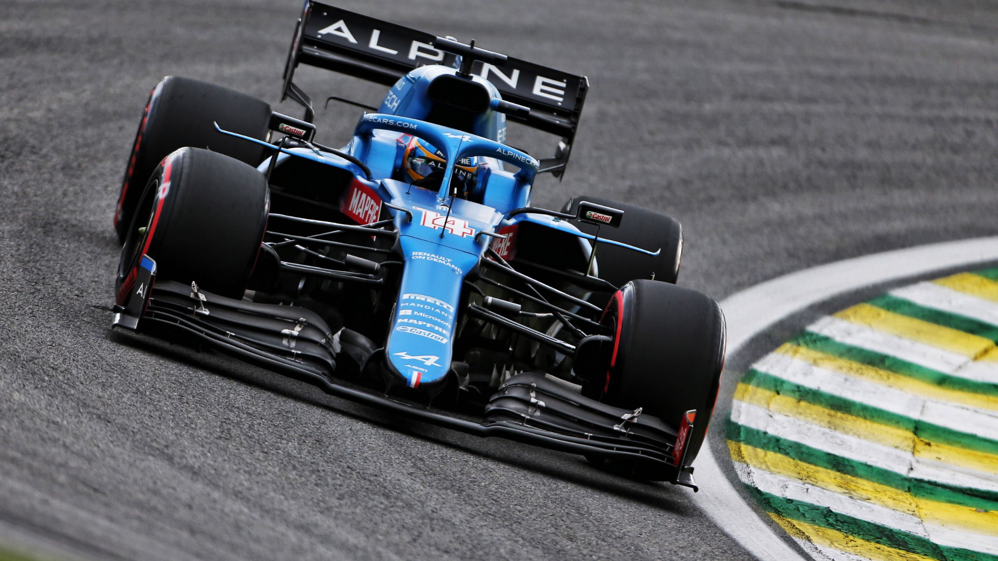 Fernando Alonso (ESP) Alpine F1 Team A521.