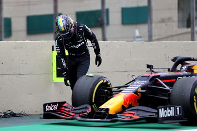 Lewis Hamilton (GBR) Mercedes AMG F1 W12.