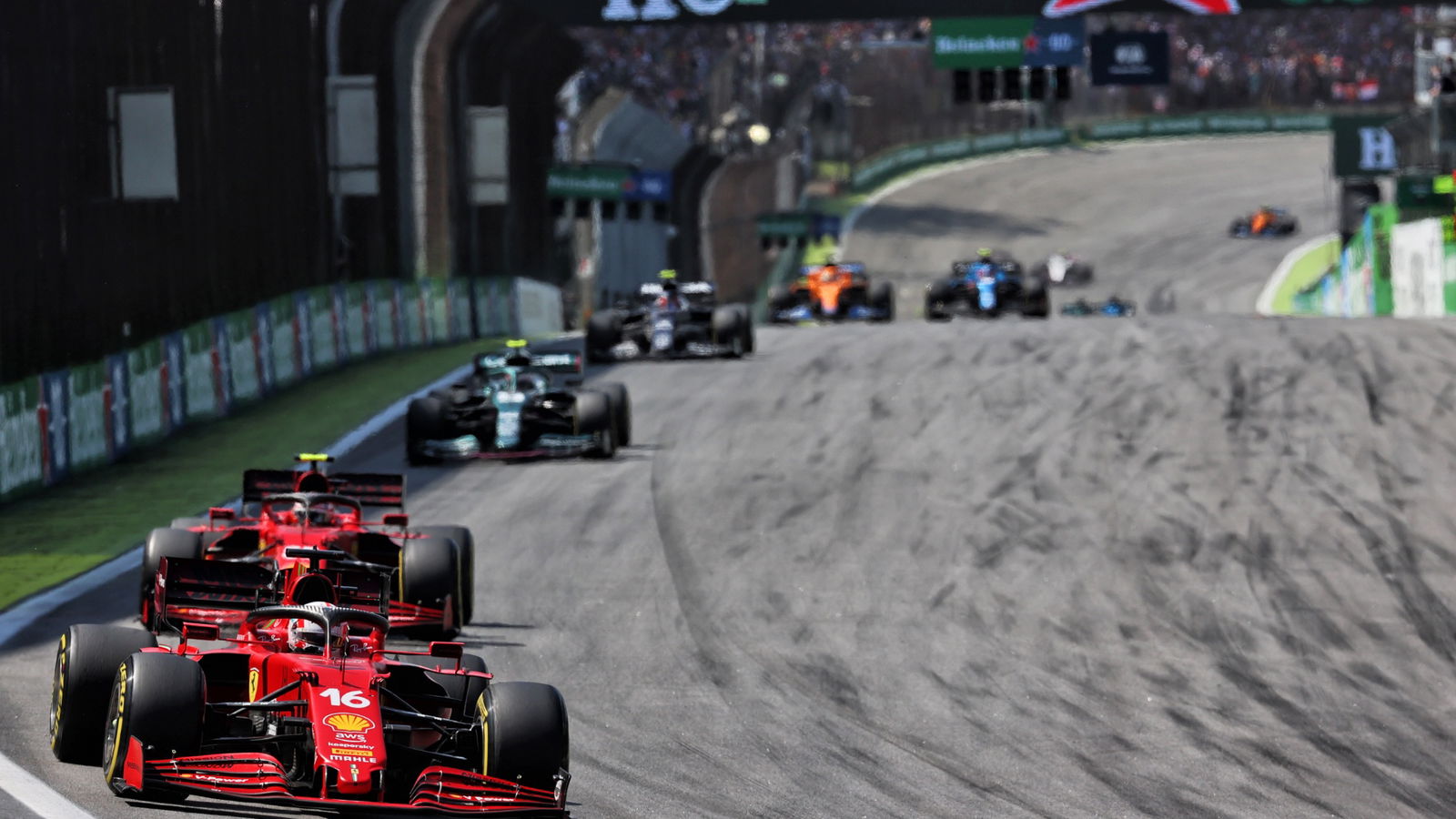 Charles Leclerc (MON) Ferrari SF-21.