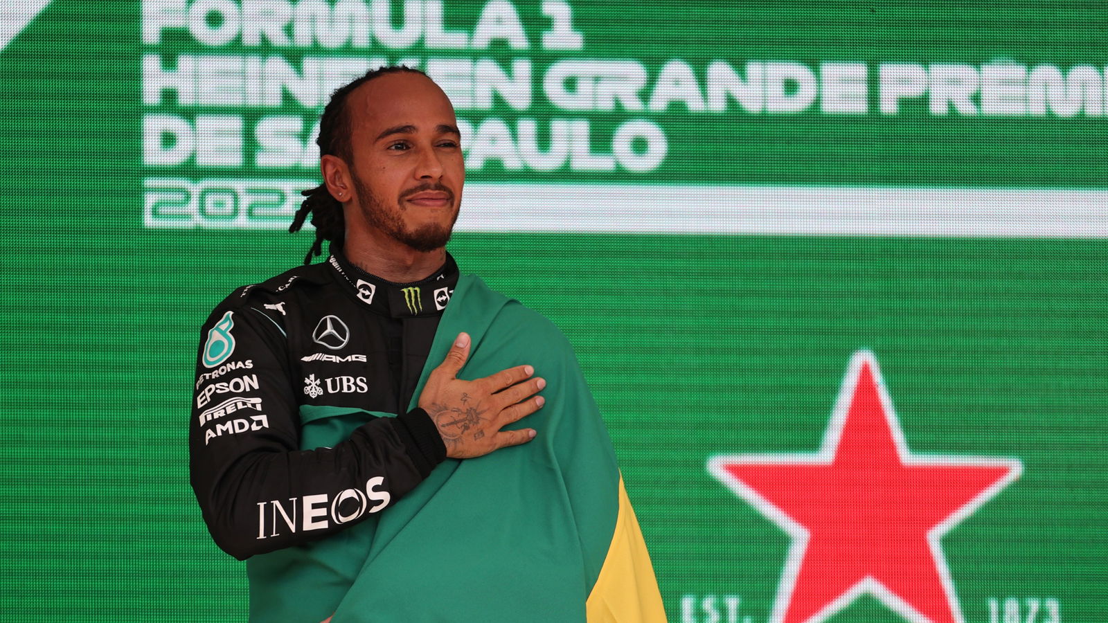 1st place Lewis Hamilton (GBR) Mercedes AMG F1 W12.