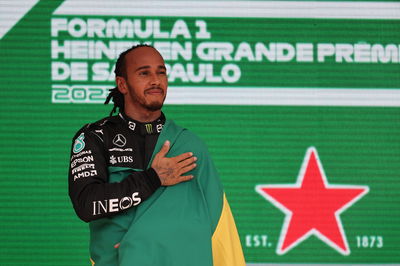 1st place Lewis Hamilton (GBR) Mercedes AMG F1 W12.