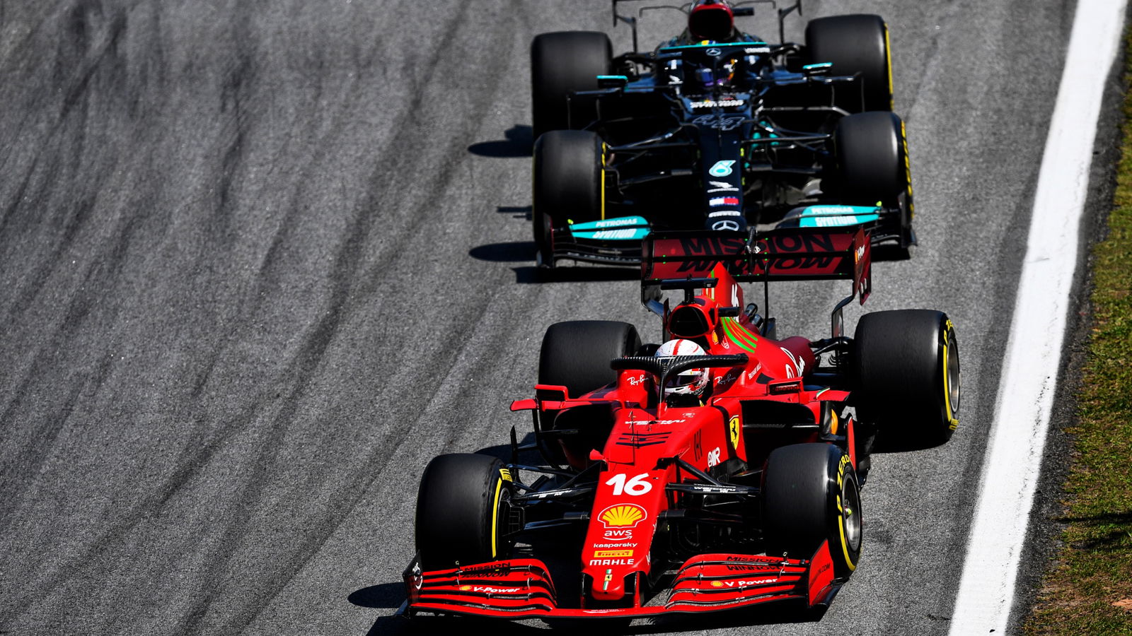 Charles Leclerc (MON) Ferrari SF-21.