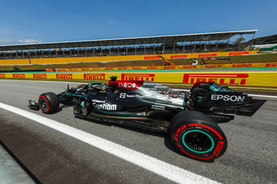 Lewis Hamilton (GBR) Mercedes AMG F1 W12.