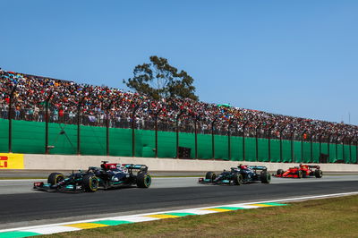 Lewis Hamilton (GBR) Mercedes AMG F1 W12.