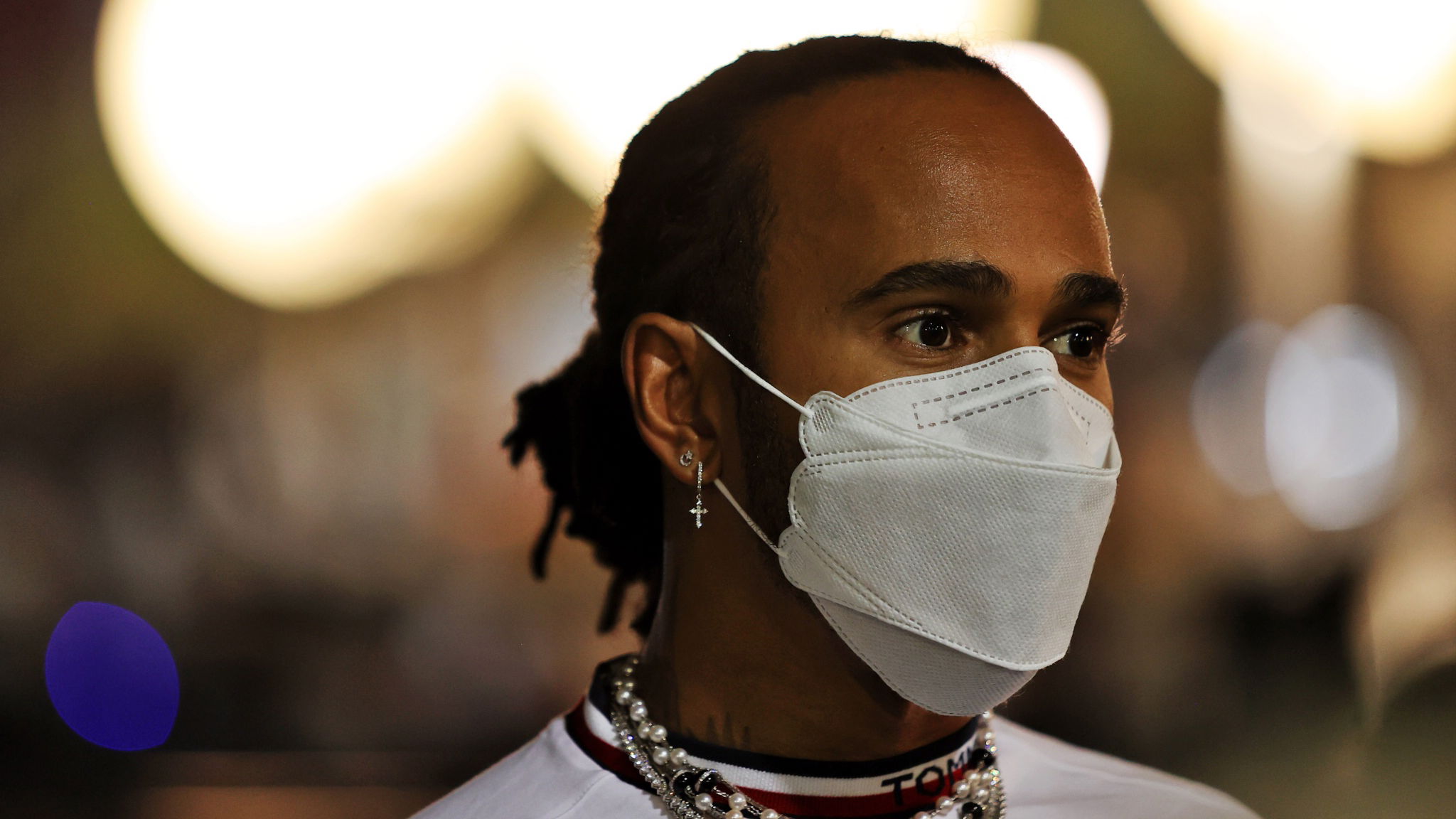 Lewis Hamilton (GBR) Mercedes AMG F1.