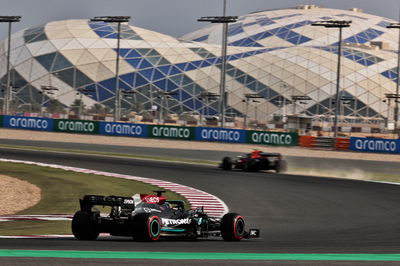 Lewis Hamilton (GBR) Mercedes AMG F1 W12.