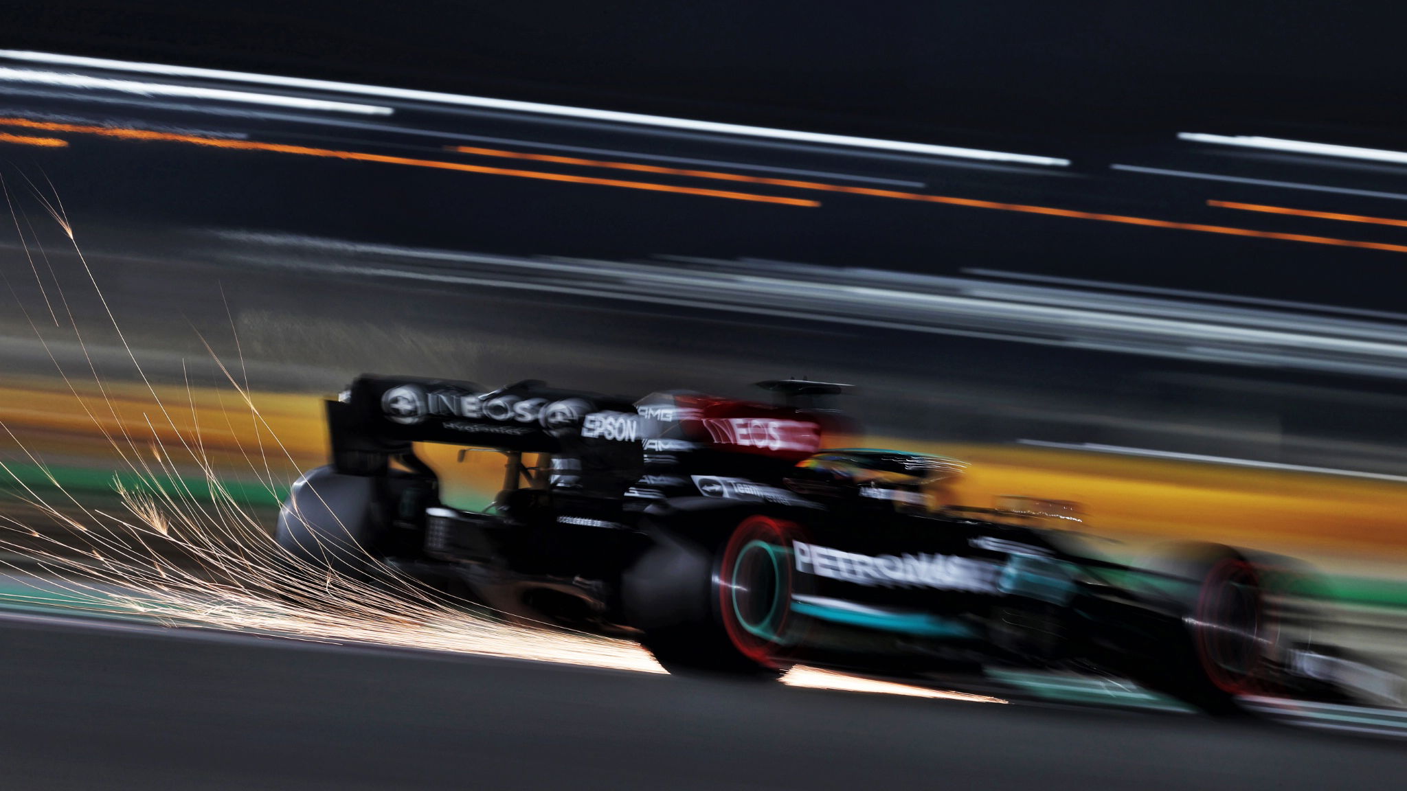 Lewis Hamilton (GBR) Mercedes AMG F1 W12.