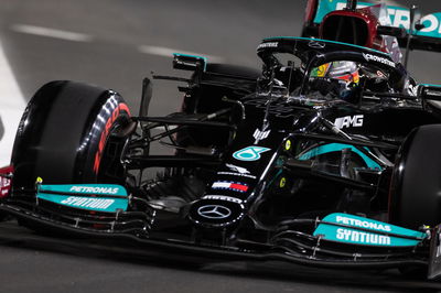 Lewis Hamilton (GBR) Mercedes AMG F1 W12.