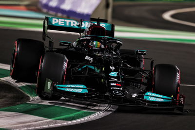 Lewis Hamilton (GBR) Mercedes AMG F1 W12.