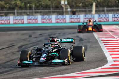 Lewis Hamilton (GBR) Mercedes AMG F1 W12.