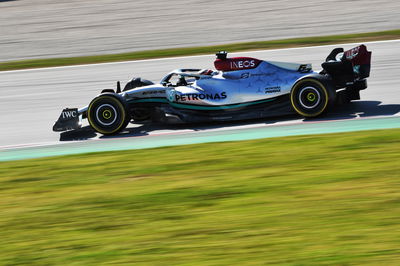 George Russell (GBR) Mercedes AMG F1 W13.