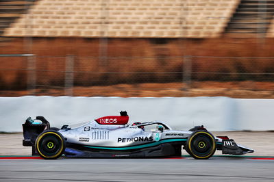 George Russell (GBR) Mercedes AMG F1 W13.