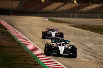 George Russell (GBR) Mercedes AMG F1 W13.