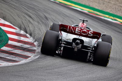 George Russell (GBR) Mercedes AMG F1 W13.