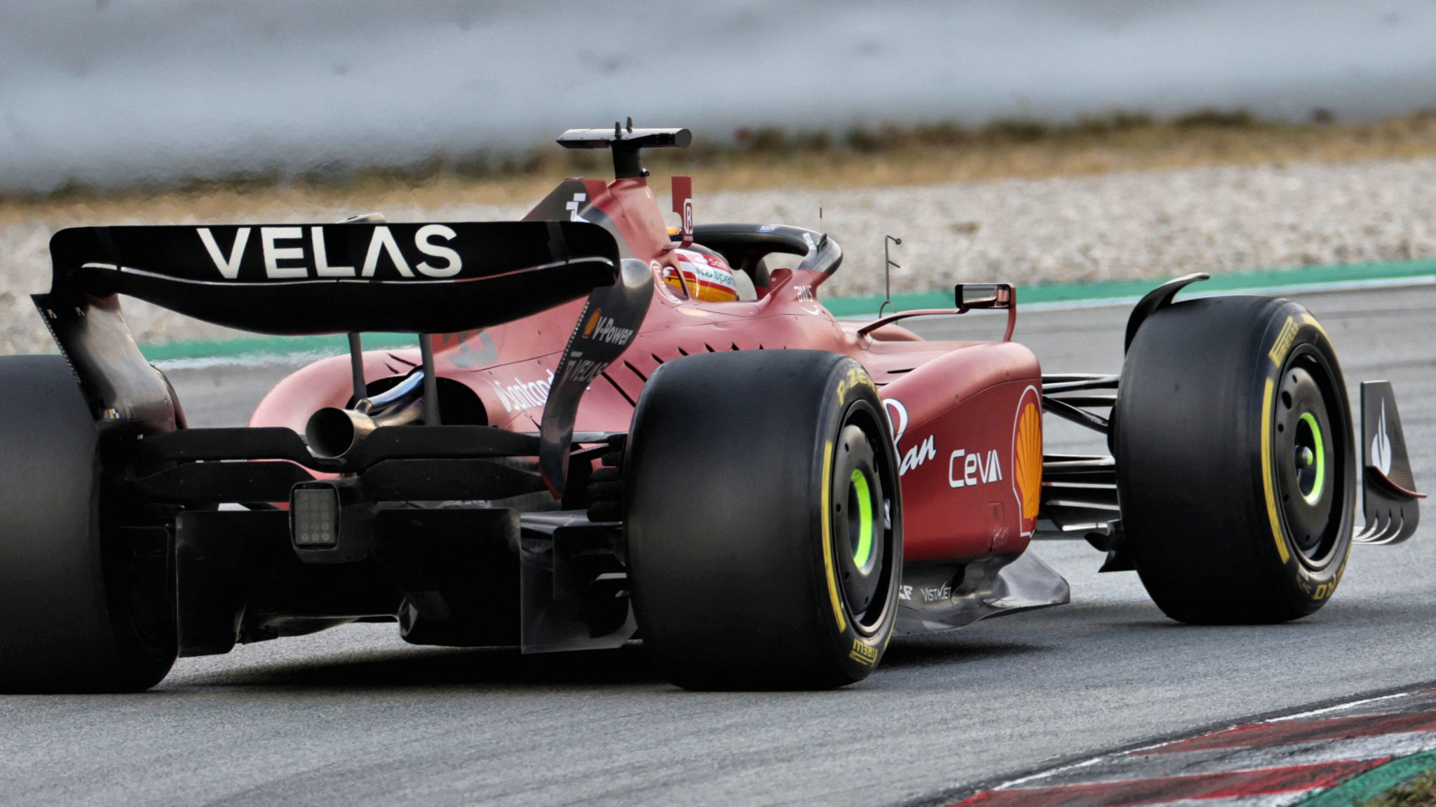 Carlos Sainz Jr (ESP) Ferrari F1-75.