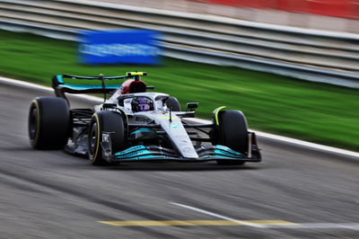 Lewis Hamilton (GBR) Mercedes AMG F1 W13.