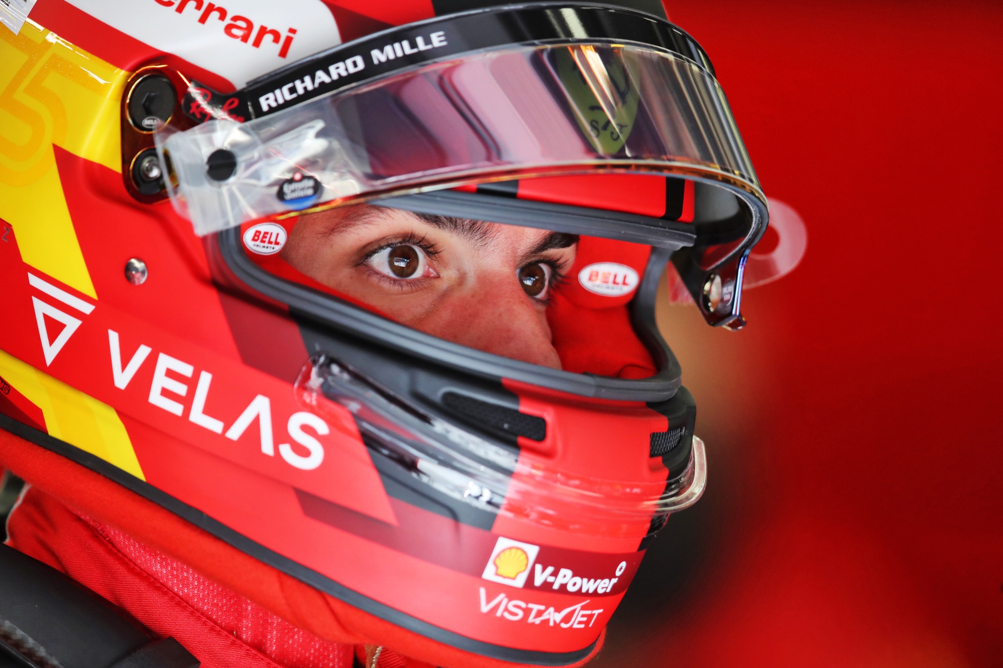 Carlos Sainz Jr (ESP) Ferrari.