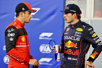 Charles Leclerc and Max Verstappen