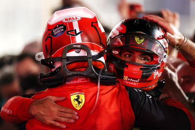 Charles Leclerc (FRA), Scuderia Ferrari and Carlos Sainz Jr (ESP), Scuderia Ferrari 