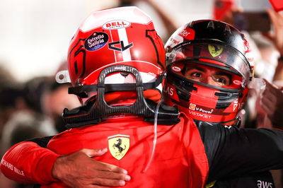 Charles Leclerc (FRA), Scuderia Ferrari and Carlos Sainz Jr (ESP), Scuderia Ferrari 