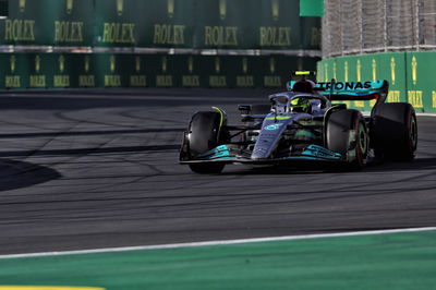 Lewis Hamilton (GBR) Mercedes AMG F1 W13.