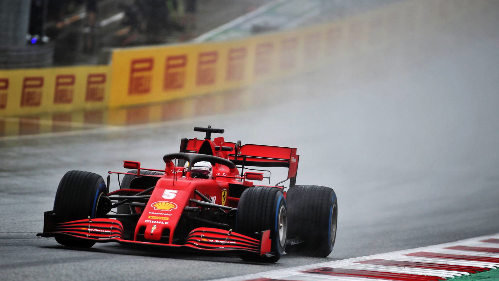 Vettel berharap lebih dari Ferrari F1 dalam kondisi basah