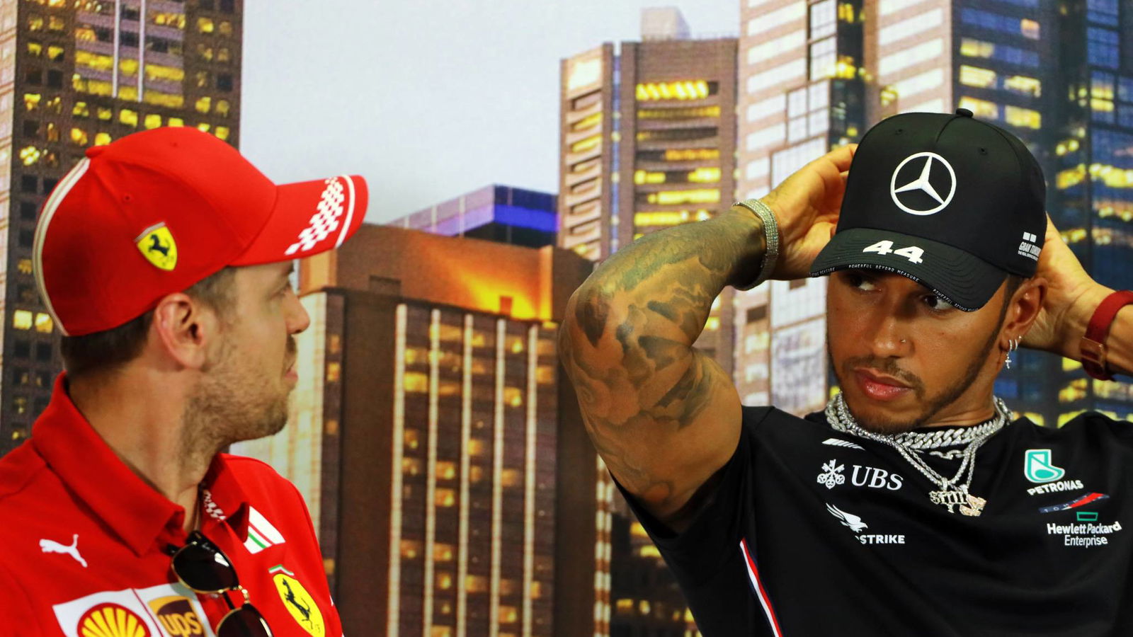 “Mixed emotions” for Sebastian Vettel over Lewis Hamilton equaling Schumacher’s F1 win record