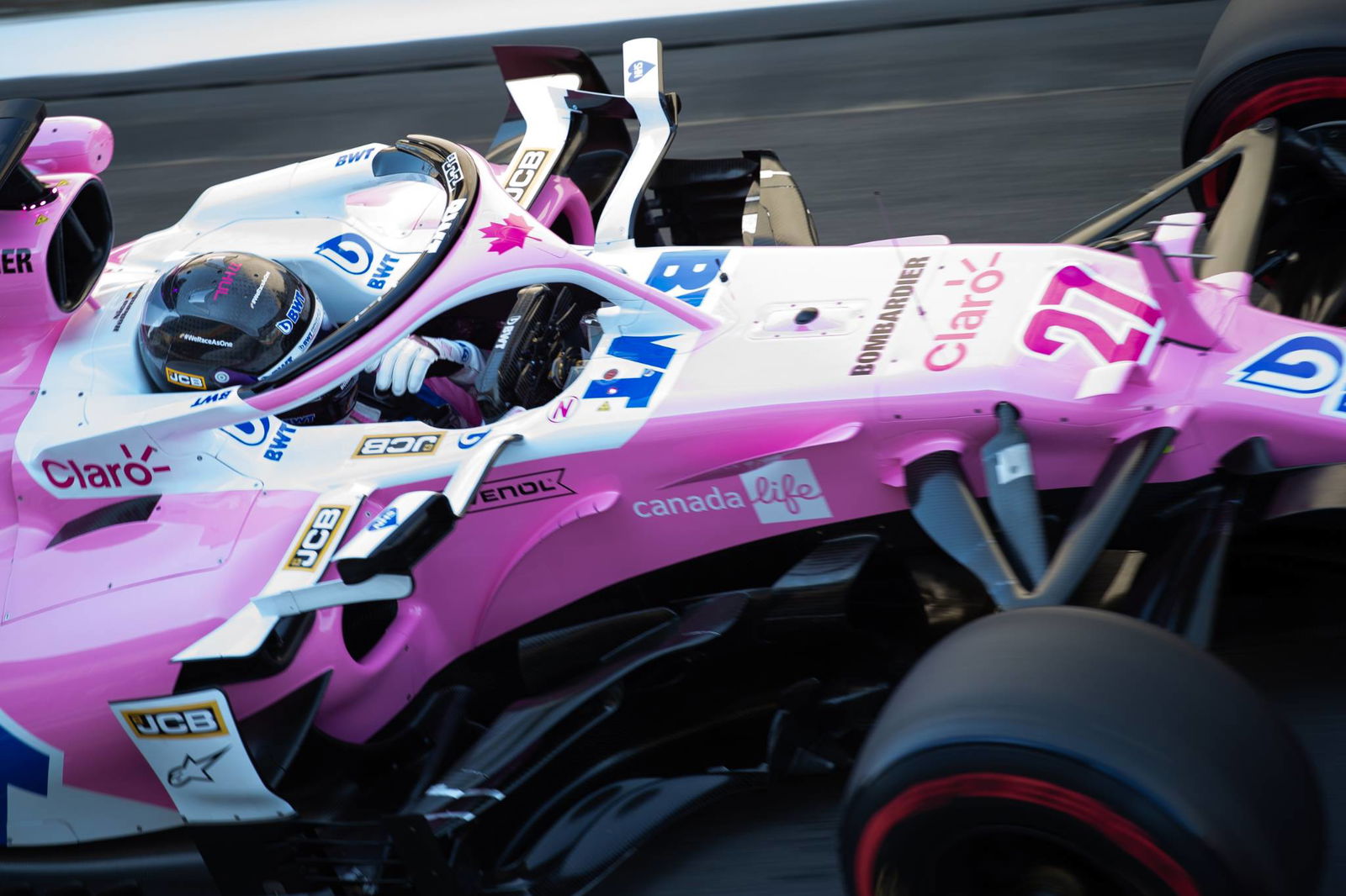 Stroll heads F1 British GP second practice, big crash for Albon