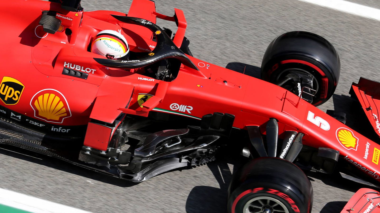 Vettel berada di 