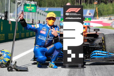 Norris 'terdiam' saat lap terakhir yang sensasional membuatnya naik podium F1