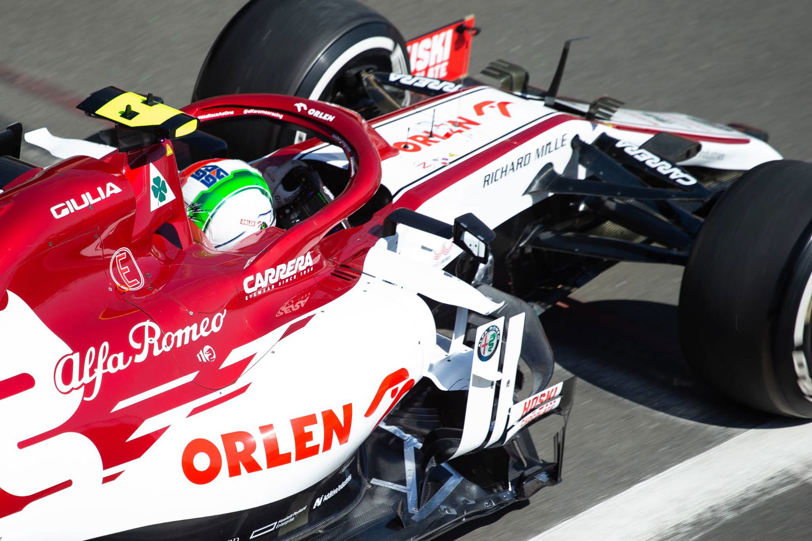 Stroll heads F1 British GP second practice, big crash for Albon